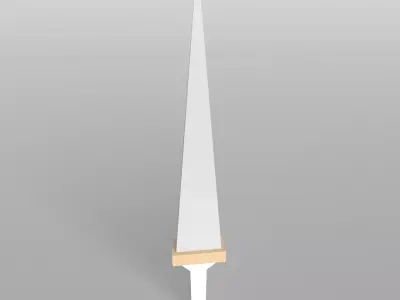 Lowpoly Sword 009 Free low-poly 3D model
