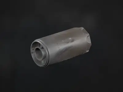 Surefire WARDEN Direct Thread 1-2-28 Free low-poly 3D model