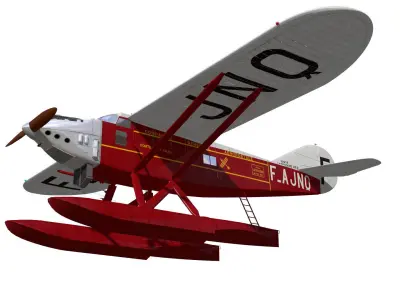 Latecoere 28 3D model purchase