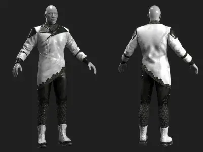 Sci Fi Cyber Clothing 3D model