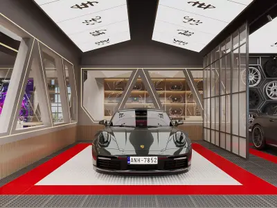 Auto Repair Shop  3D model