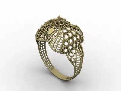 RL 01 TO 50 STONE RINGS COMPETE LOT 3D print model