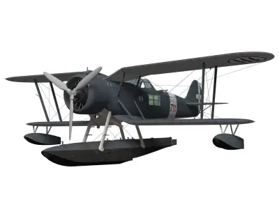 IMAM Ro43 3D model
