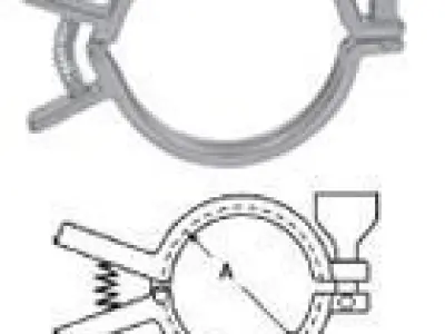 Bradford squeeze clamp 13-mhhm-q-1 3D model
