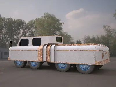 Chelyabinsk ATV Military Vehicle  3D model