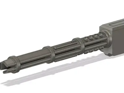 Plasma Gatling Free 3D print model