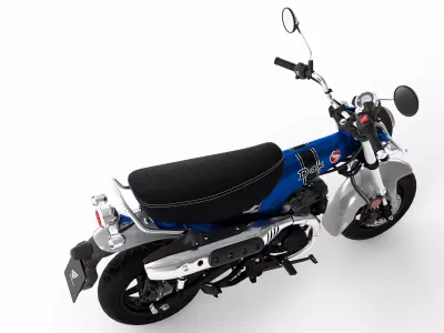 Honda DAX 125 2025 C4D modeling physical rendering 3D model