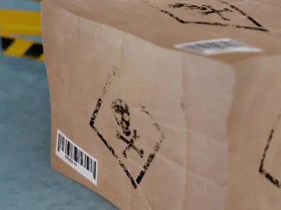 poison box Free 3D model