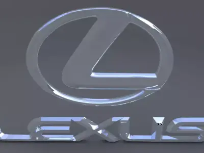 Lexus Logo 3D model