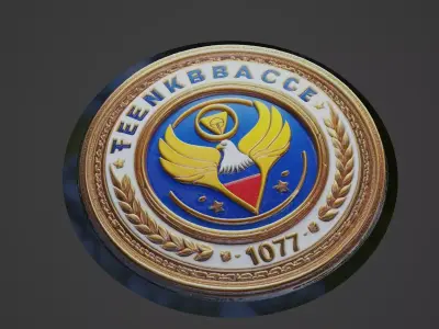 Fenerbahce Football Medallion 3D print model