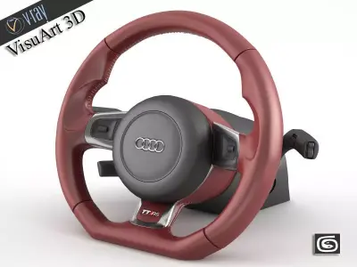 Steering Wheel Audi TT RS 3D model