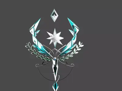 MAGIC STICK MODEL Low-poly 3D model