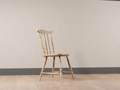 Ultra Realistic ANTIQUE CHAIR 3D MODEL  Low-poly 3D model