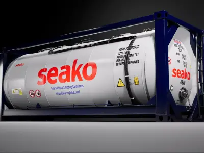 ISO Tank Container  3D model