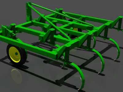 John Deere 1610 Chisel Plow 3D model