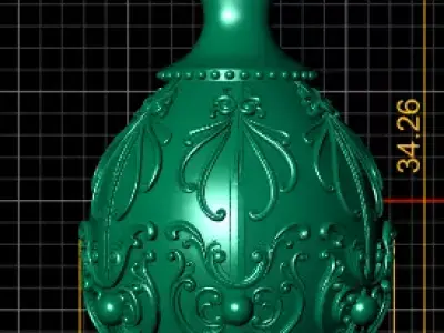  gold egg pendant 3D printable model  3D print model