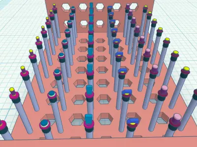 Interior switches for model cars - trucks and others Free 3D print model