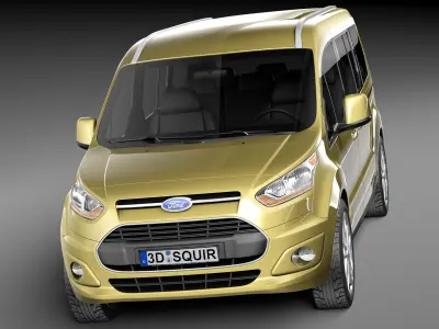 Ford Transit Connect wagon 2014 3D model