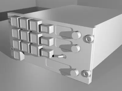 JA37 Viggen Radio Free 3D model