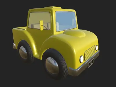 Stylized Car Sets 3D Model Pack