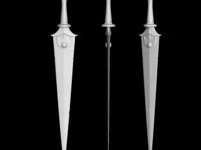 Realistic Dagger 3D model Free 3D model