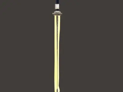 Katana Protosaber Low-poly 3D model