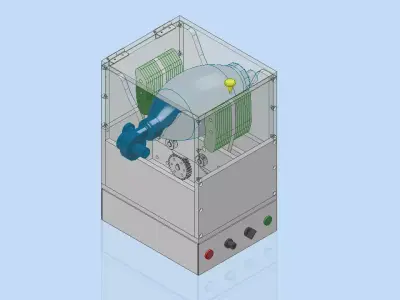 Ventilator machine Free 3D model