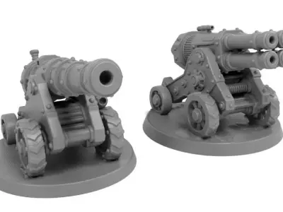 Fantasy Cannons 3D print model