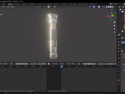 Lightsaber 3D model