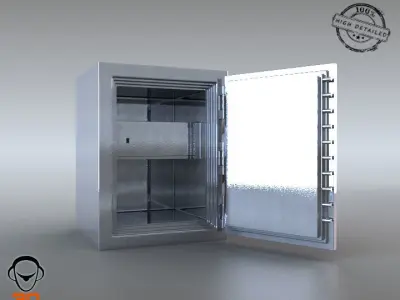 Safe Rigged 3D model