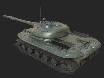 Tank Object 279 Soviet Heavy tank for Nuclear war Low-poly 3D model