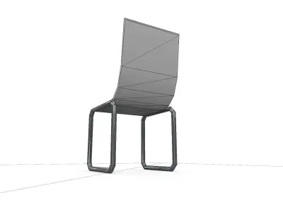 Dining Chair SHC Quick Office LM Low-poly 3D model