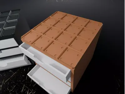 005M Gridfinity Version - 4 Horizontal Drawer 3D print model