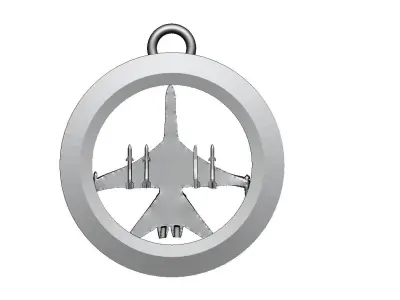 F-16 Aircraft Pendant 3D print model