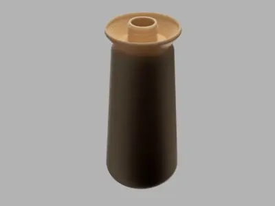 Bottle capacity 450ml design Low-poly 3D model