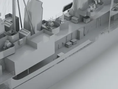 Robert H Smith Class Destroyer Minelayer 3D model