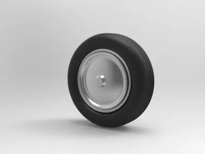 Vintage Wheel Free 3D model