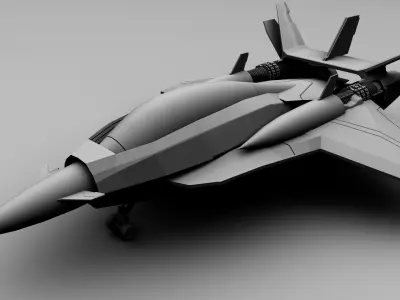 FX-100 Jet 3D model