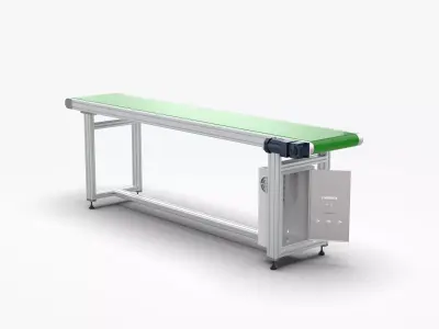 Conveyor Belt Assembly Line Free 3D model