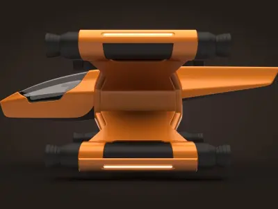 Spaceship Rigel 3D model