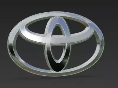 Toyota 3D Logo Model 3D model