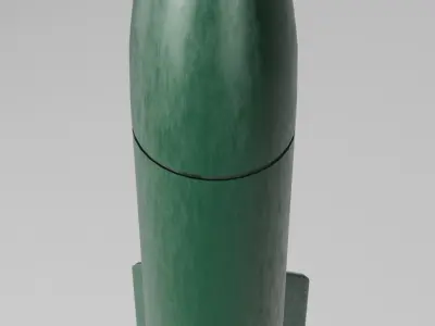 Nuclearbomb Low-poly 3D model