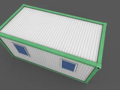 Office Container 04 Low-poly 3D model