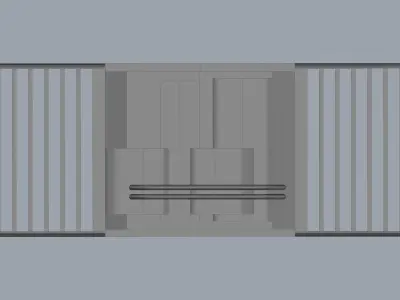 Color Coating Machine 3D model