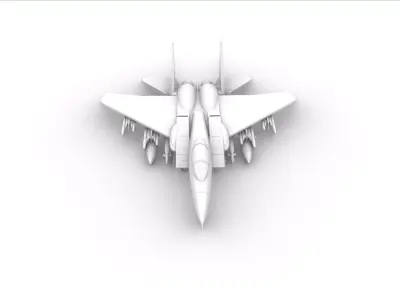 Fighter   F15 3D print model