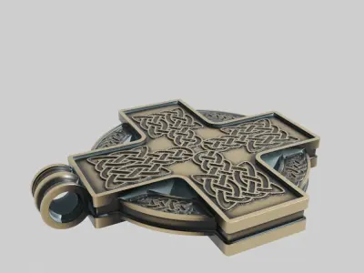 Celtic Cross - Vikings  model to print Part 02   3D print model