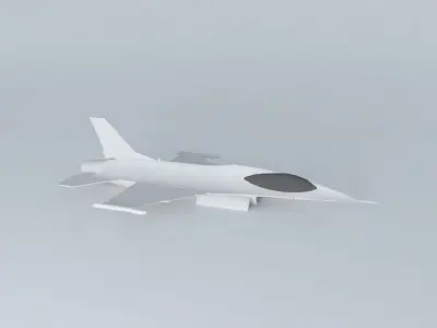aeroplane fighter jet Free 3D model