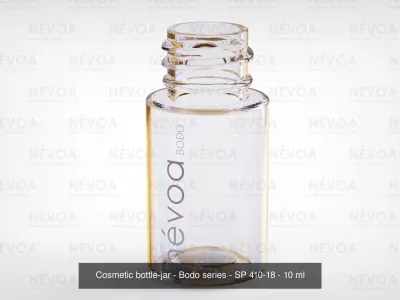 Cosmetic bottle-jar - Bodo series - SP 410-18 - SP 415-18 - 10ml 3D Model Pack