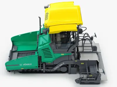 Asphalt  Paver Vogele Super 1800-3i 3D model