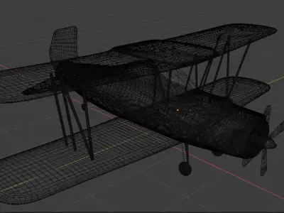Glider plane  Free 3D model